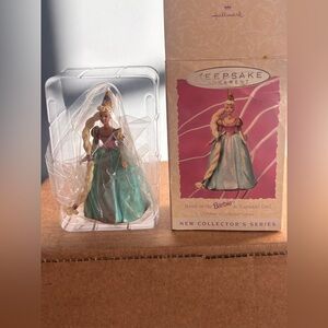 Hallmark Keepsake Ornament Barbie as Rapunzel Doll #1 In Series 1997